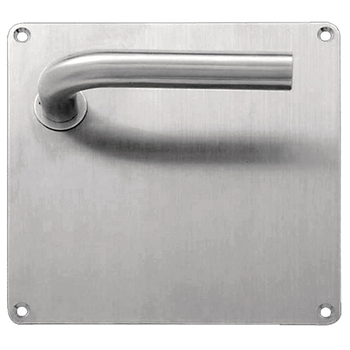 Manivelas con placa - Juego Manivelas con Placa Grande Falcon Inox AISI 316