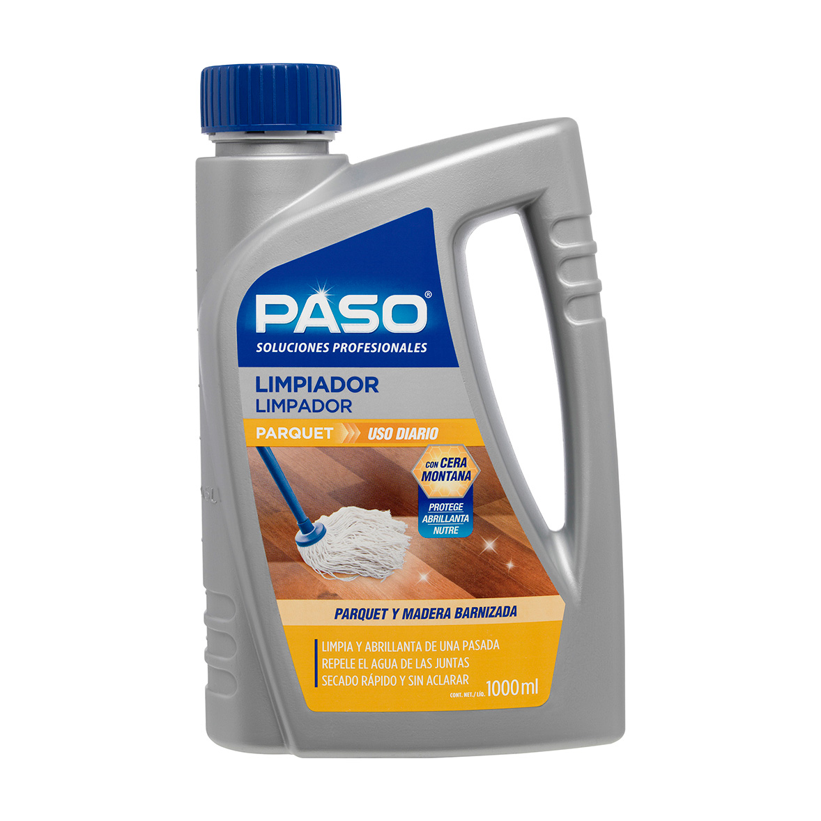 Paso Limpiador Uso Diario Parquet y Madera 1 l
