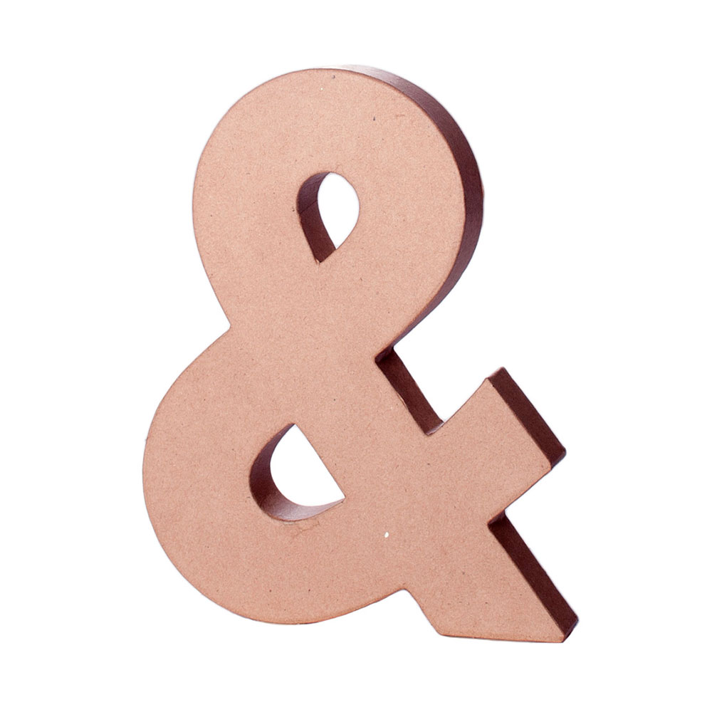 Símb. & Papel Maché Con Volumen Alt. 20Cm. Grosor 2,5Cm