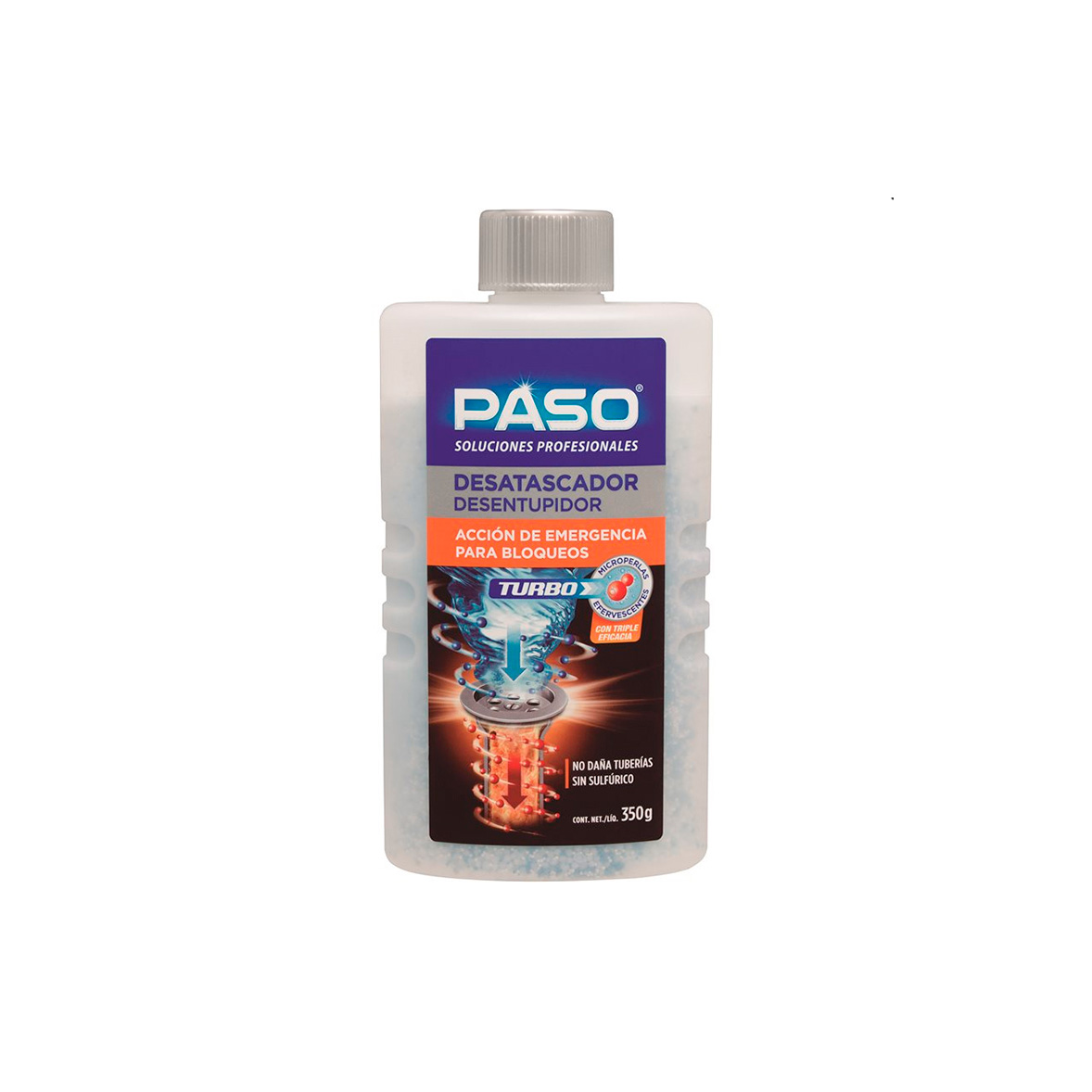 Paso Desatascador Turbo 350 g