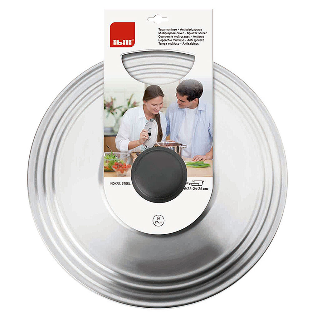 Tapa acero inoxidable 22-24-26 cm