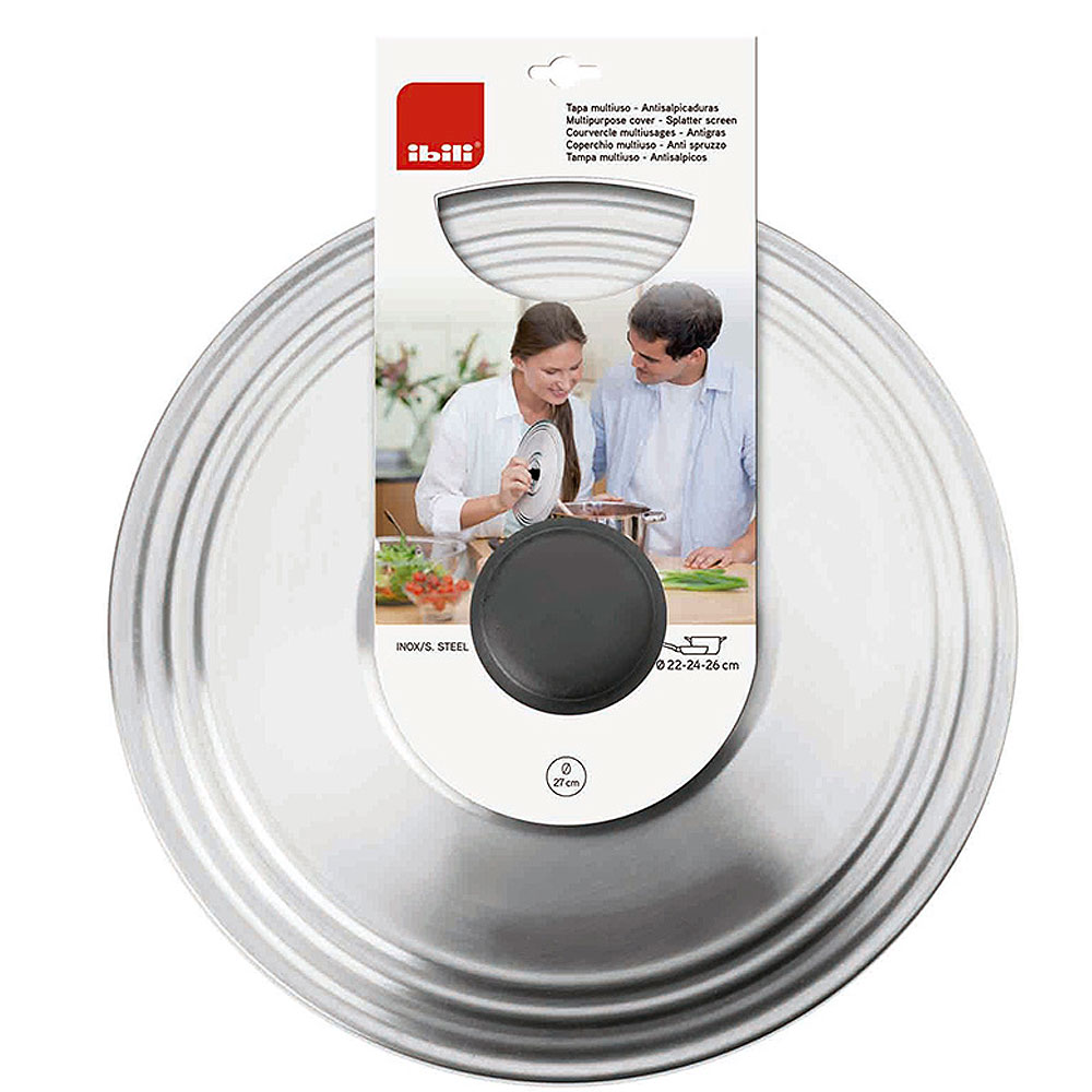 Tapa acero inoxidable 26-28-30 cms