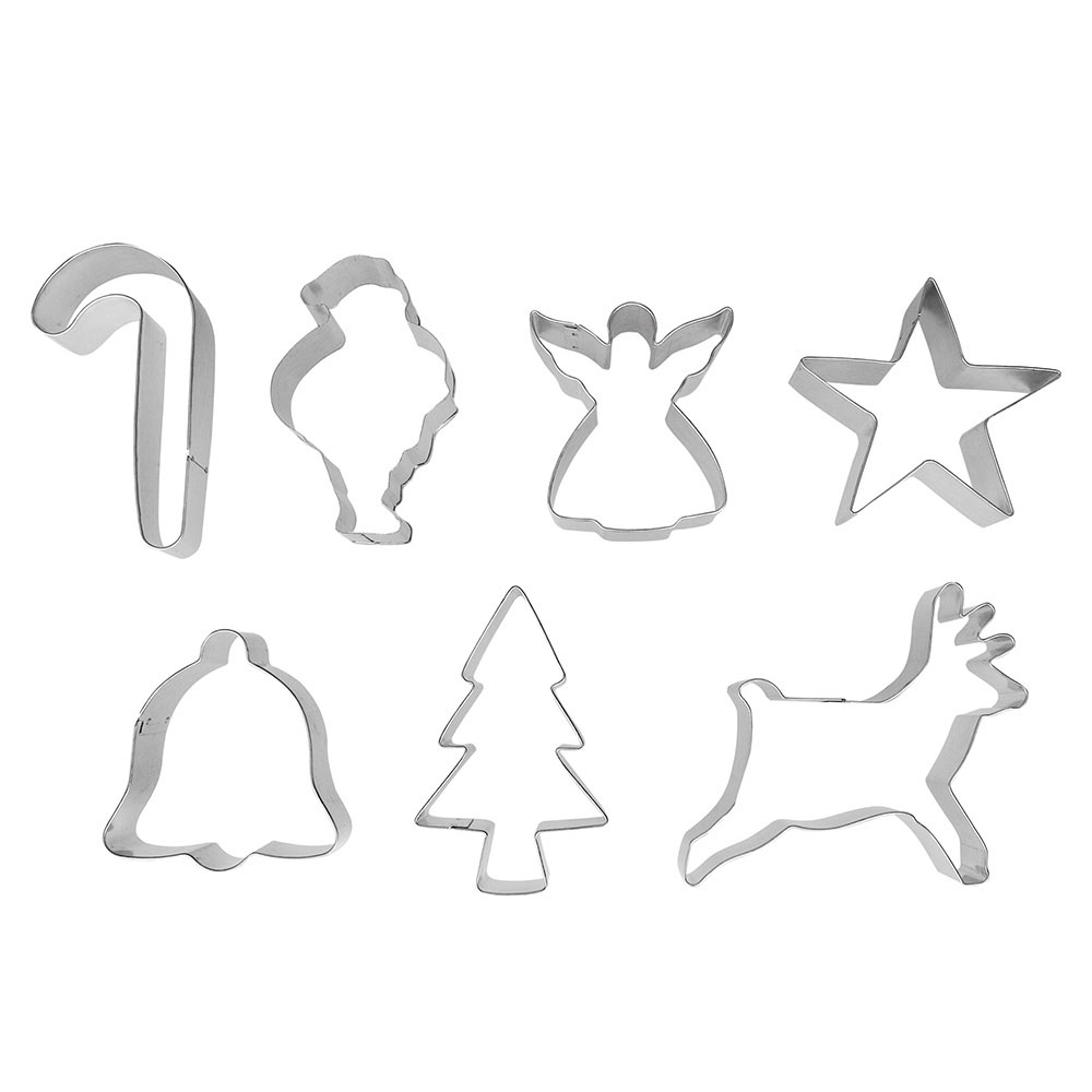 Set 7 Cortapastas Navidad estañados