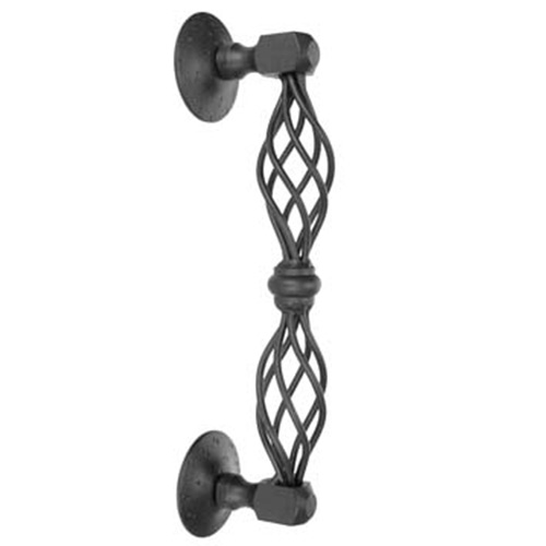 Manillones, pomos y llamadores de forja - Tirador Doble Farolillo 73025 240 mm Negro