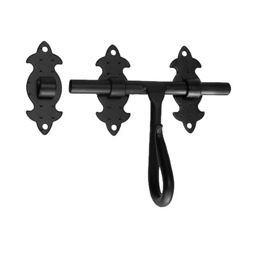 Pasadores y cerrojos de forja - Cerrojo 73964 120mm Negro