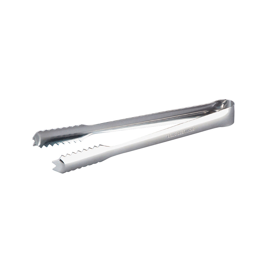 Pinza de hielo acero inox. 18 cm
