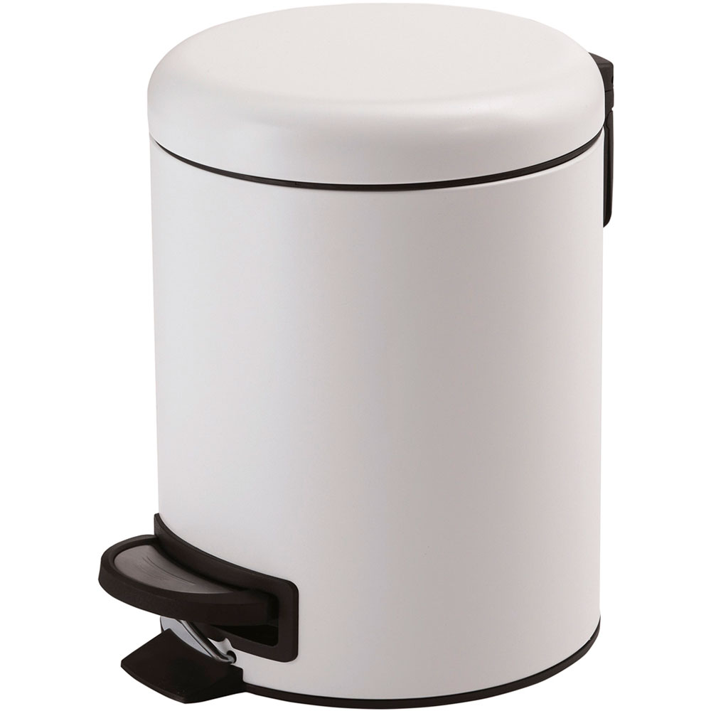 Papelera Redonda G-Potty Blanco 3L