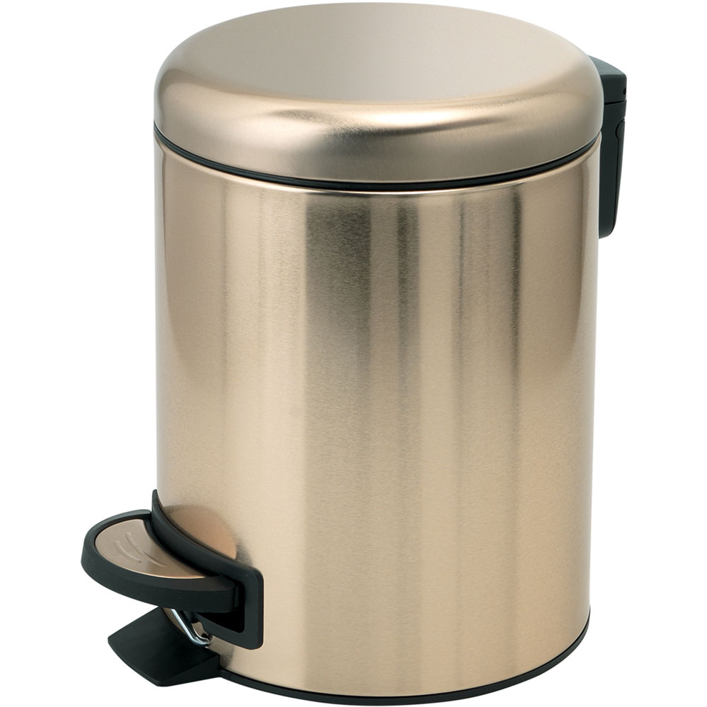 Papelera Redonda G-Potty Oro 3L