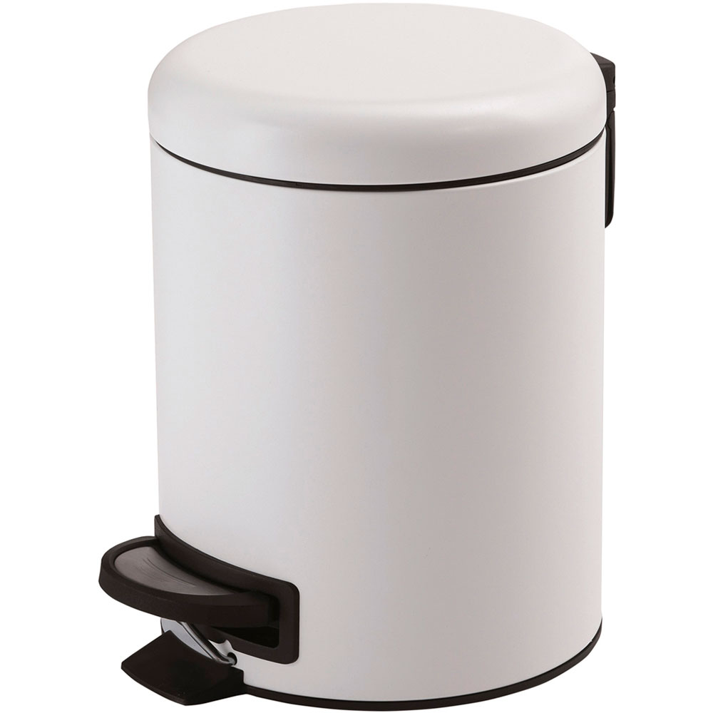 Papelera Redonda G-Potty Blanco 5L