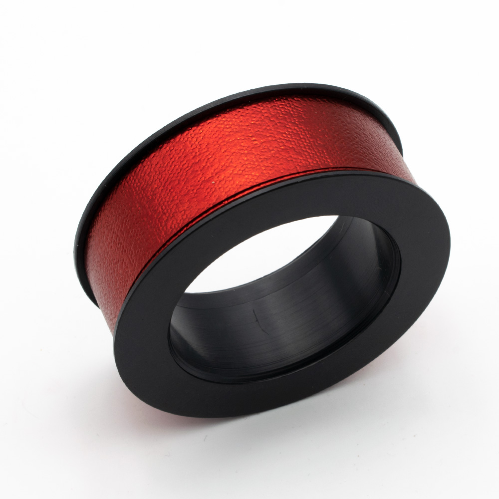 Cinta Gofr. Metal. Mate 1175-7 Rojo 18 mm-10 m