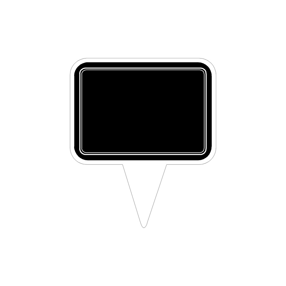 Etiqueta Marca Precio Plastico Pn2 (85x100) 10 Uni