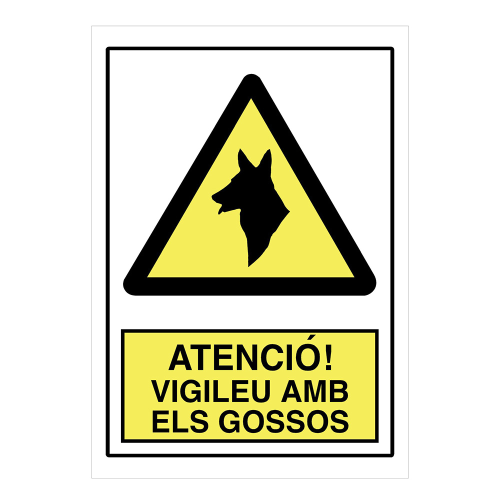 Serie Autoadhesivos Vigileu Gossos 9x12 Ref. A-52 (Catalan)