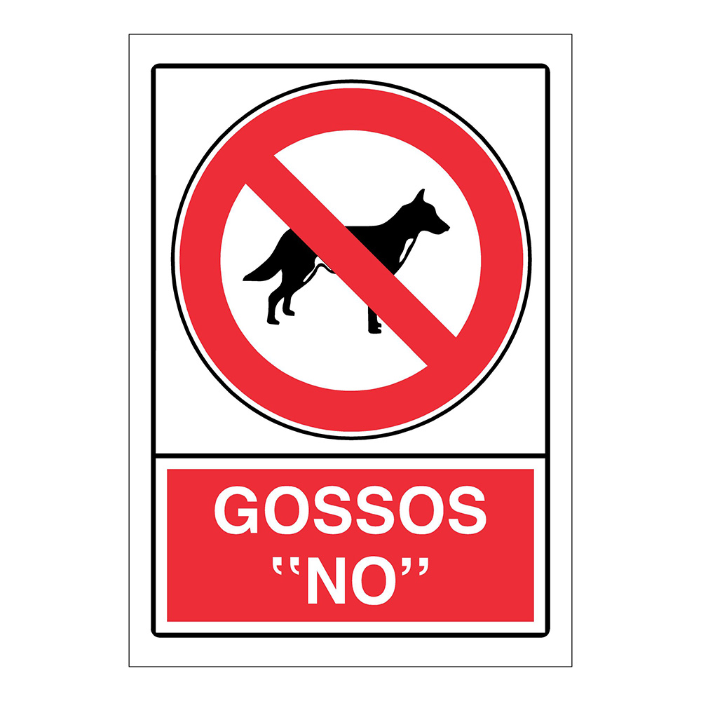 Señal Prohibicion 21x30 Ref. Pr-450 (Catalan)