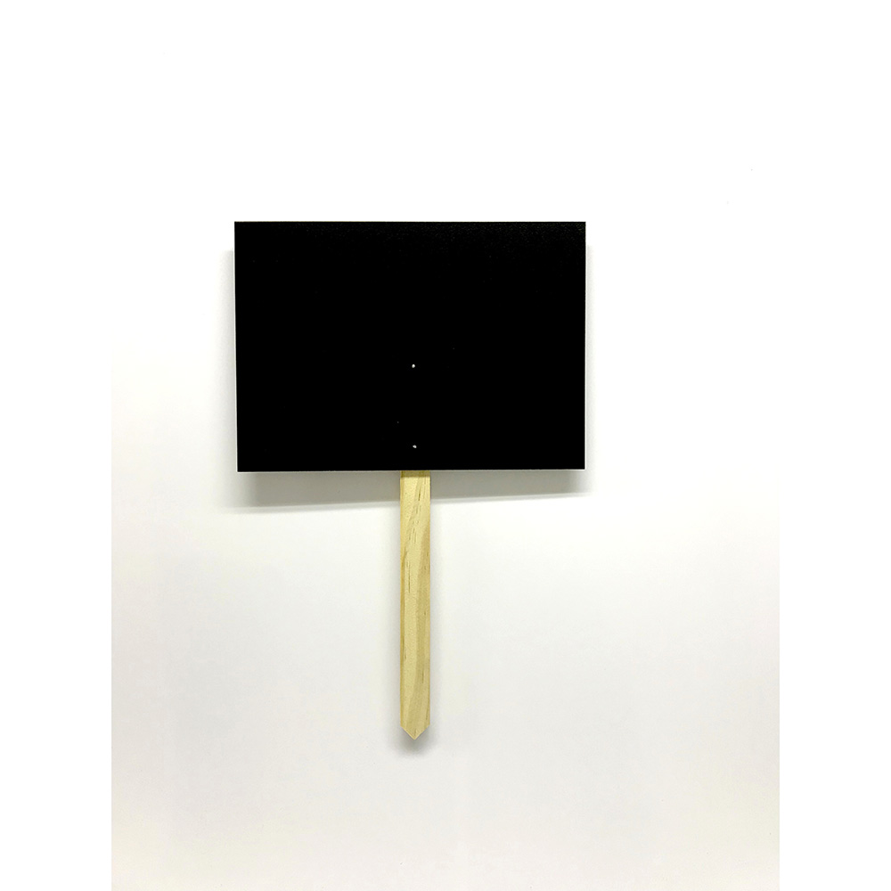 Pizarra Pincho Bolsa Negra 10x15Cm+10 Cm (4U.)