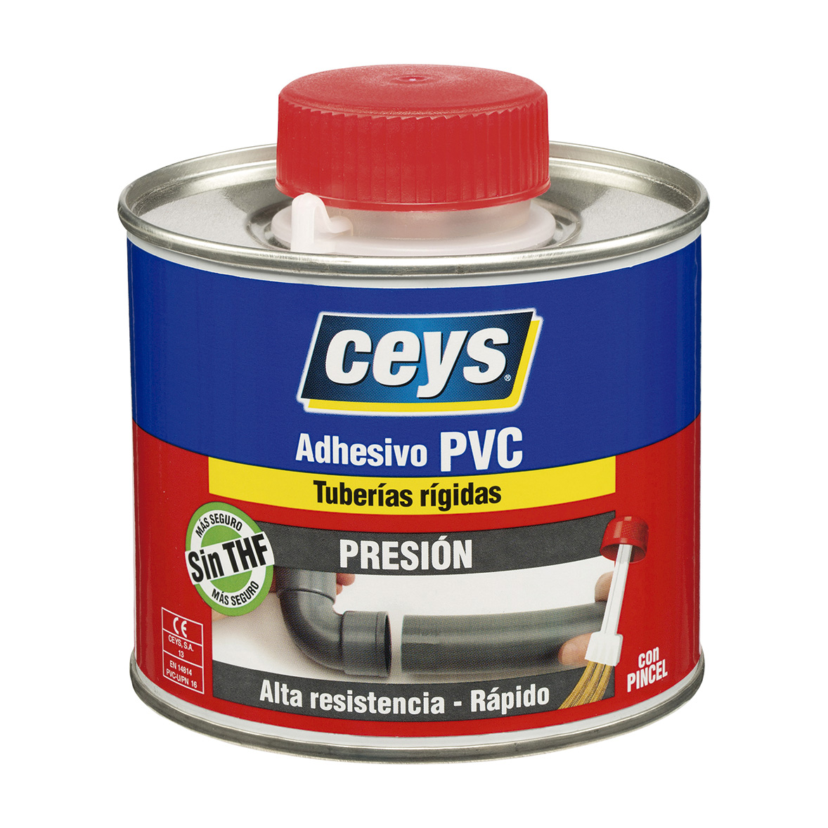 Ceys Pvc Presion Tapon Pincel 500Ml