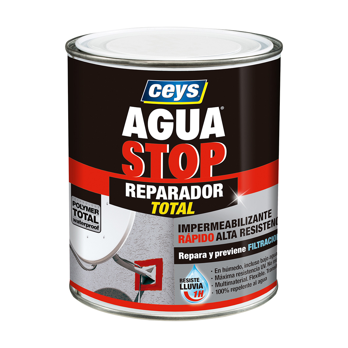 Agua Stop Reparador Total Gris 1Kg