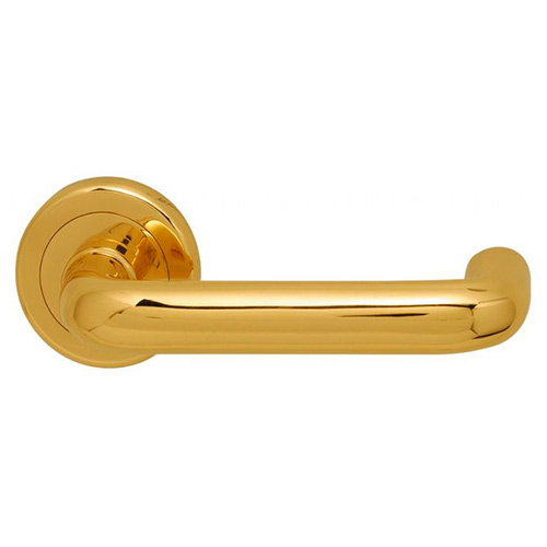 Manivelas con roseta - Juego Manivelas con Roseta 960 Latón Pulido