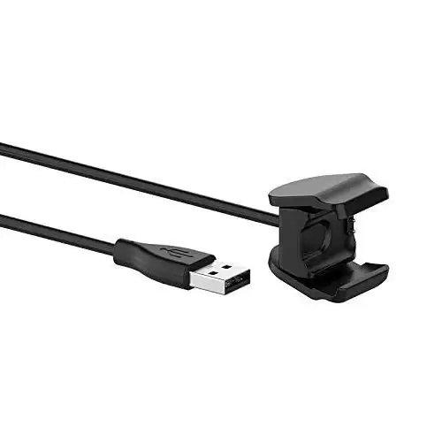 Cable USB Carga Y Sincronizacion Xiaomi Mi Band 4 Con Clip 1 M Negro