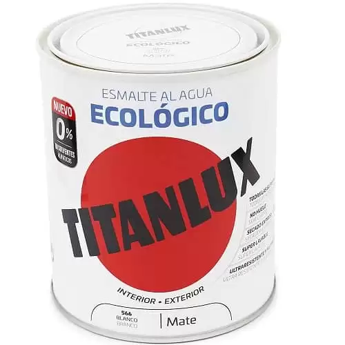 Esmalte Agua Ecologico Mate 750 Ml Blanco