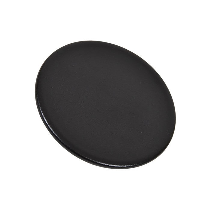 Tapa para quemador de cocina mediano, negra, 71mm