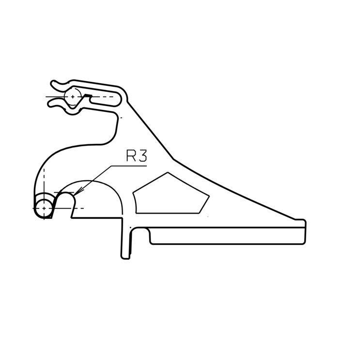 bisagra, panel, derecho/a