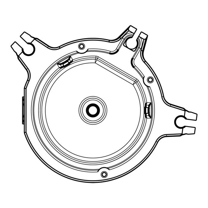 Cuerpo para quemador de cocina grande