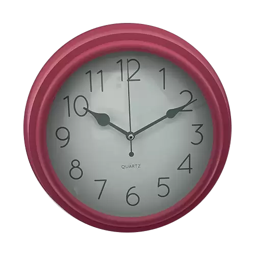Reloj Pared Moderno Parnell 25 Cm  Fucsia