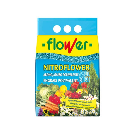 Abono polivalente nitroflower azul 2,50 kg