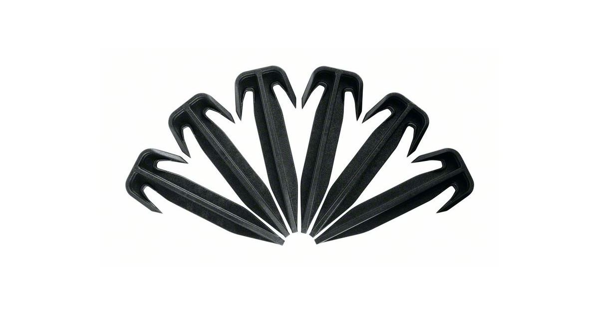 Accesorios para robot cortacésped BOSCH 100 uds. Pasadores de fijación F016800484