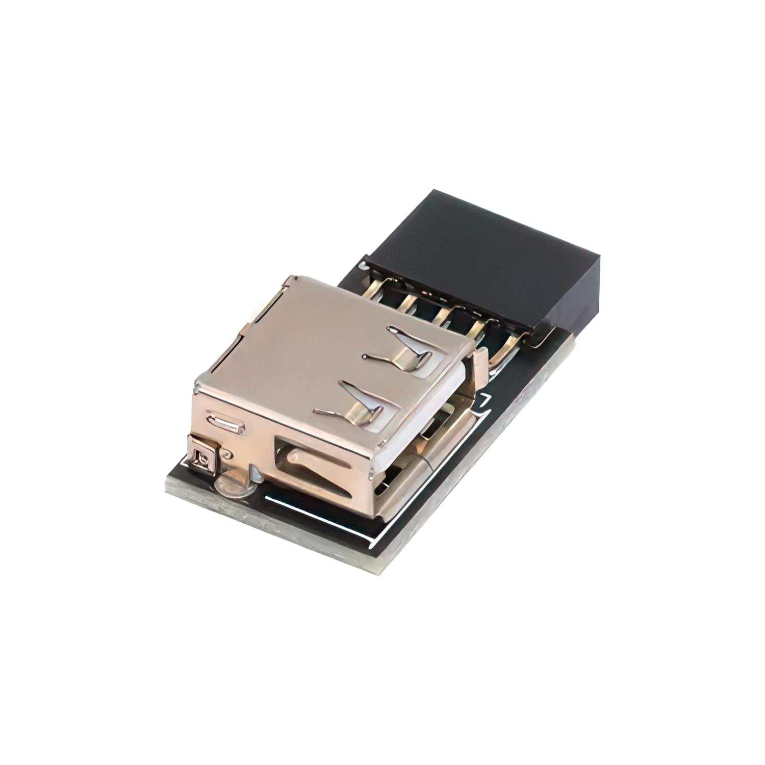 Adaptador Panel Frontal USB 2.0 Hembra A 9 Pines Izquierda