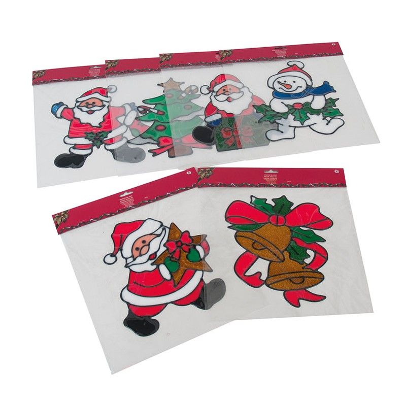 Adhesivo Gel Navidad 24 Cm. Diseños Surt 555R1307