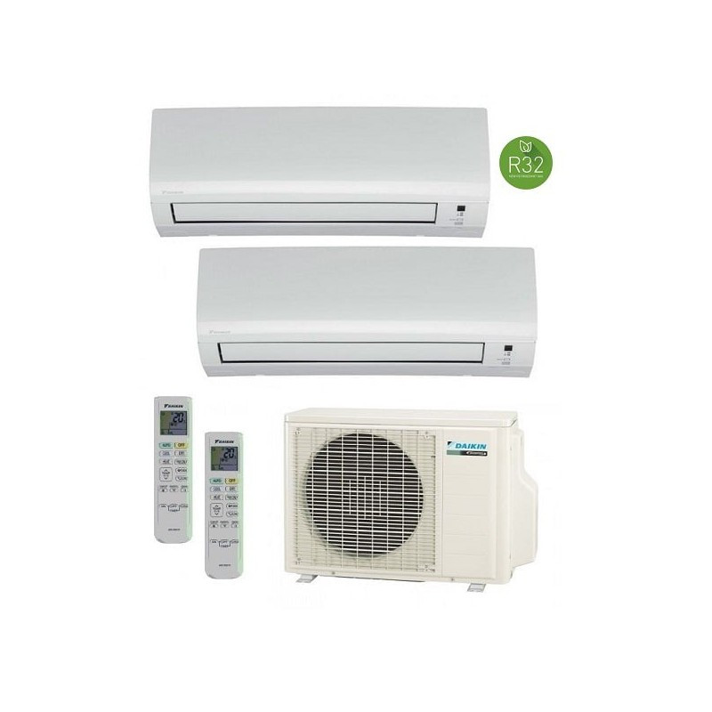 Aire Acondicionado Split Pared 2X1 2Mxp40M1 R-32 Daikin