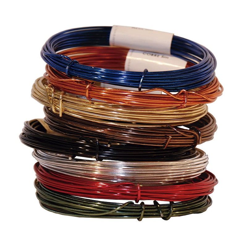 Alambre Alum.Anodizado 1,50Mmx5M. Marron 2363KMA