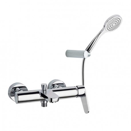 Grifo monomando de baño-ducha 3605 con equipo de ducha T1 - ramonsoler