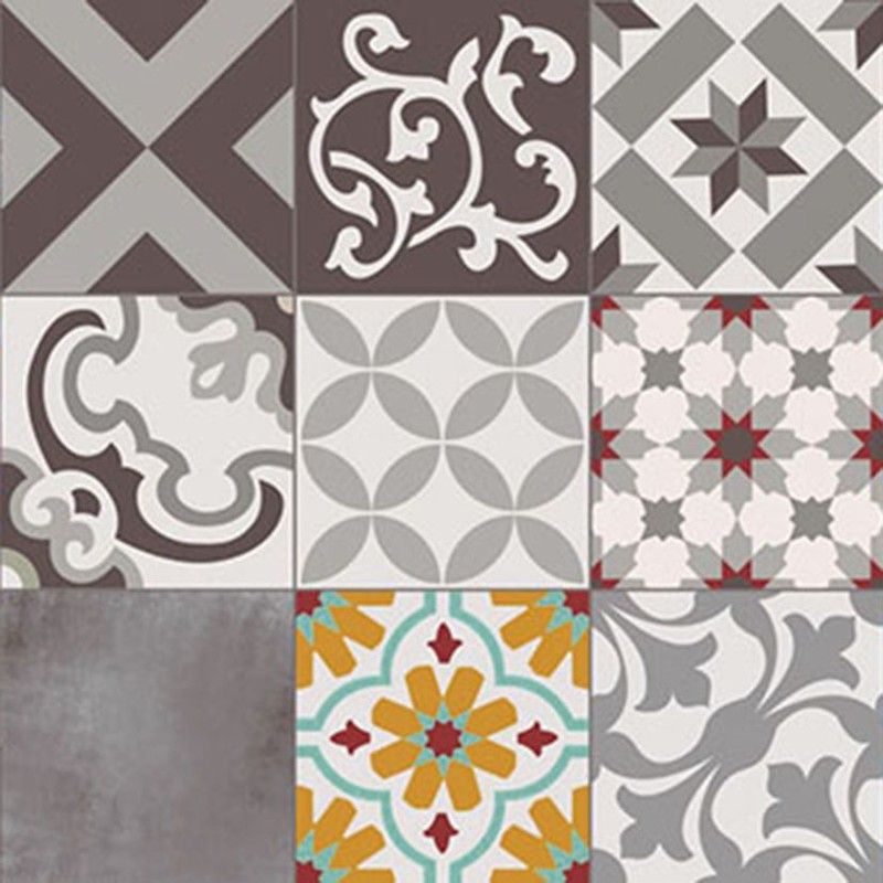 Alfombra Croma Patch Gris-Ambar 45X75 478Y51GA