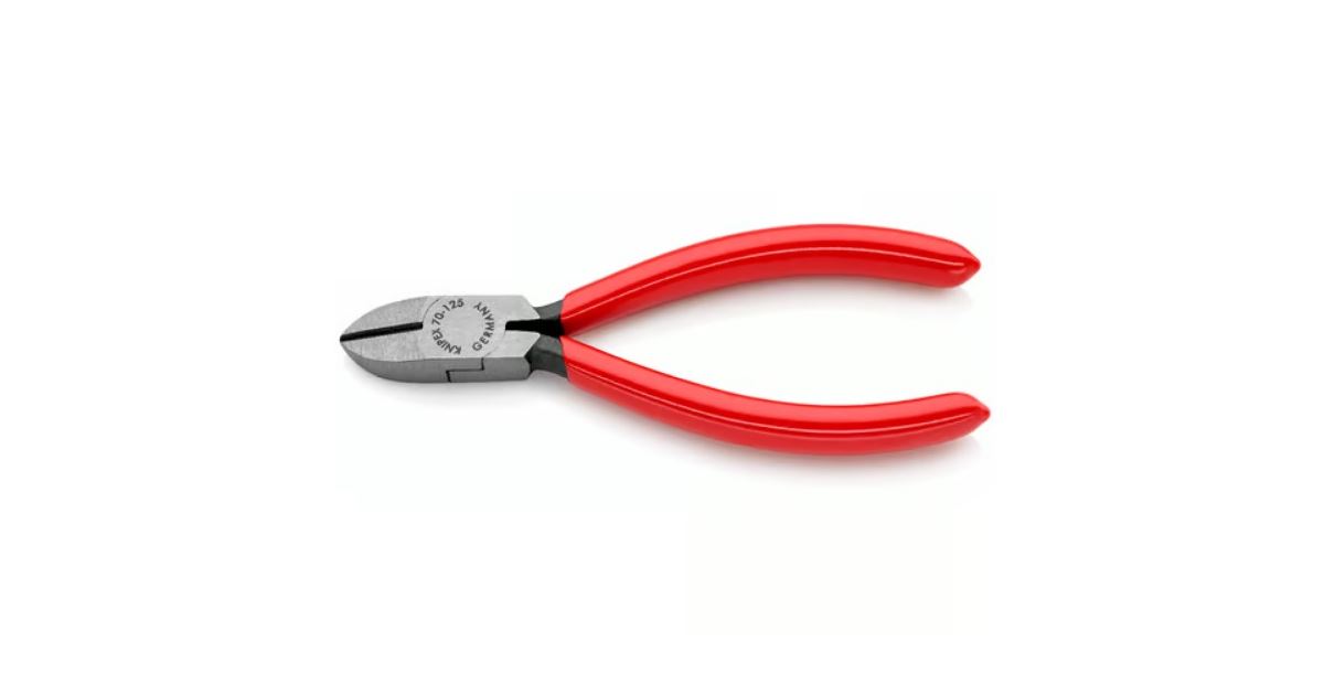 Alicates de corte lateral KNIPEX, 125 mm 7001125