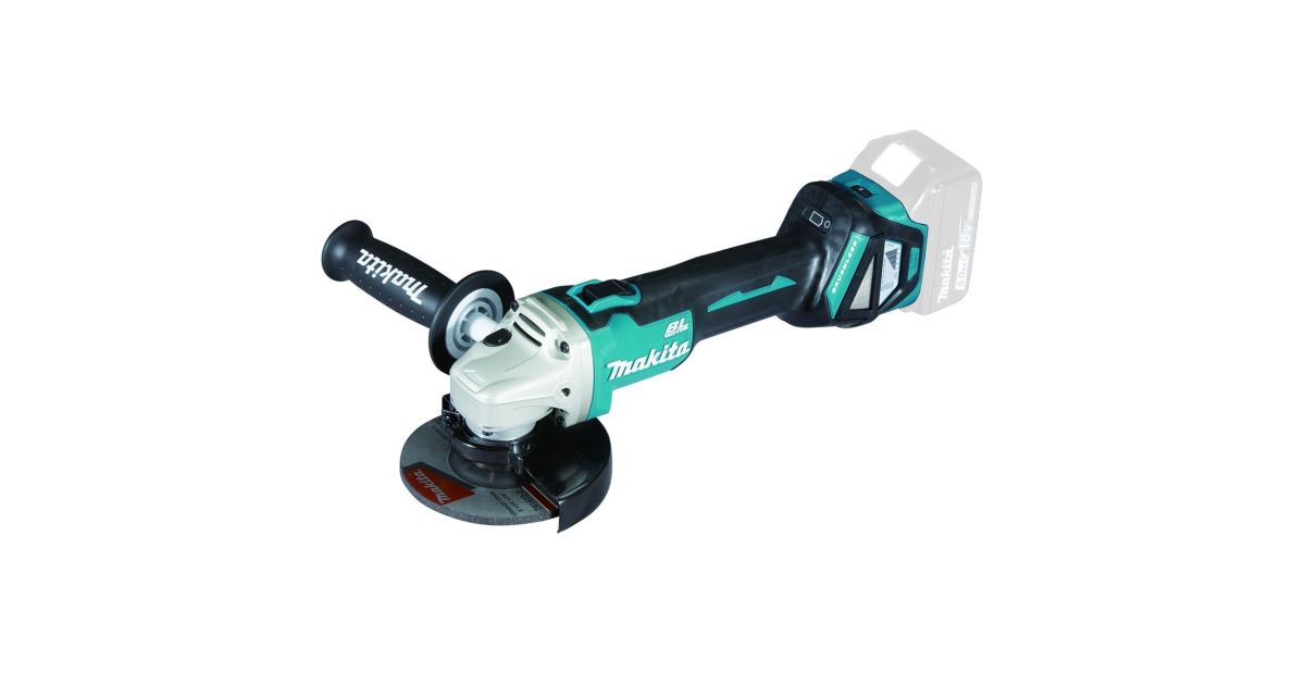 Amoladora angular inalámbrica Makita con regulación 125mm Li-ion LXT 18V, sin batería DGA511Z