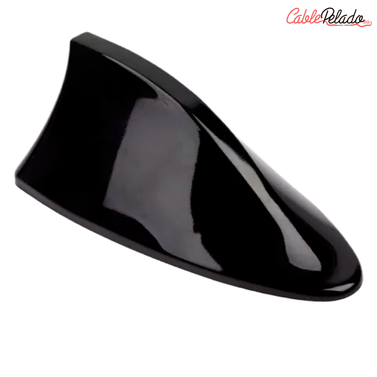 Antena Coche Estilo Aleta Tiburon Universal  Negro