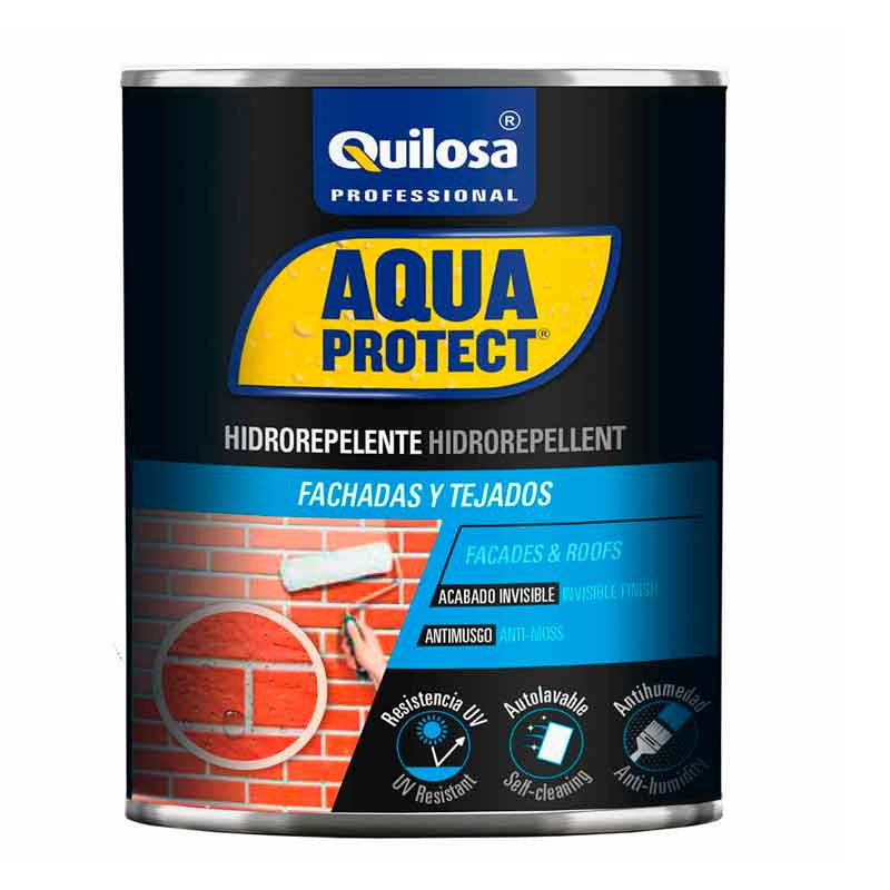 AQUA PROTECT HIDROREPELENTE para fachadas y tejados