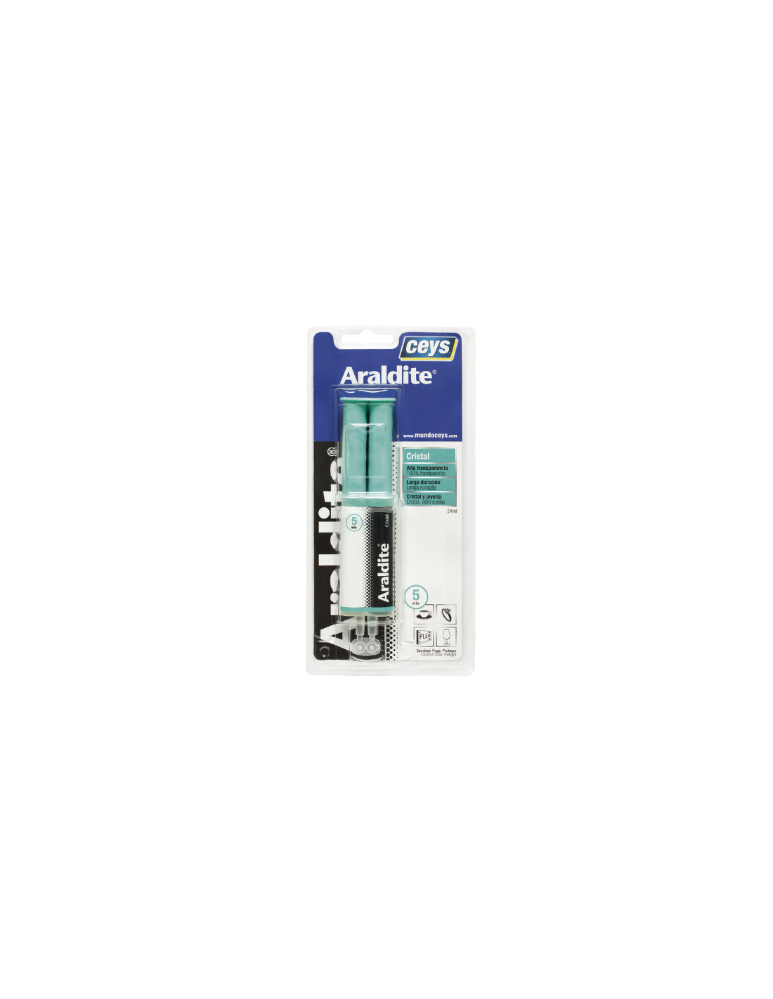 Araldite Rápido Jeringa Transparente 24ml CEYS