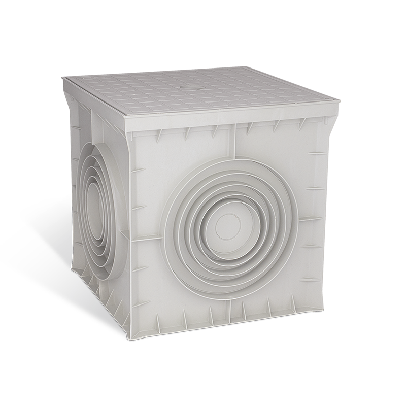 ARQUETA DE POLIPROPILENO CON TAPA 30x30x30 GG303030 GAESTOPA