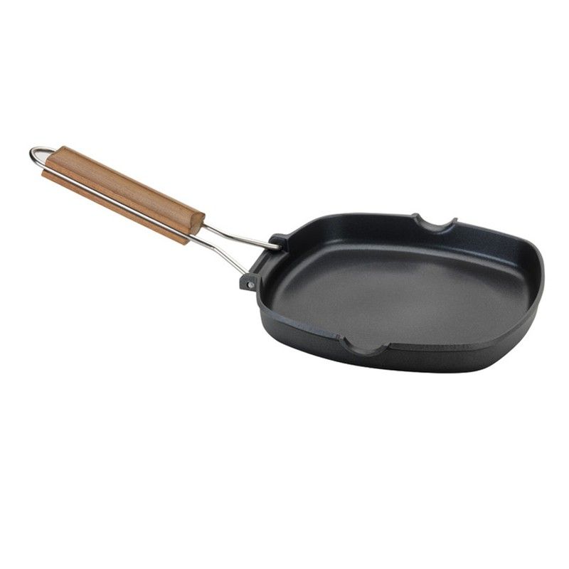 Asador Plancha Alum. Fundido 20X20 Cm. 160Y20P