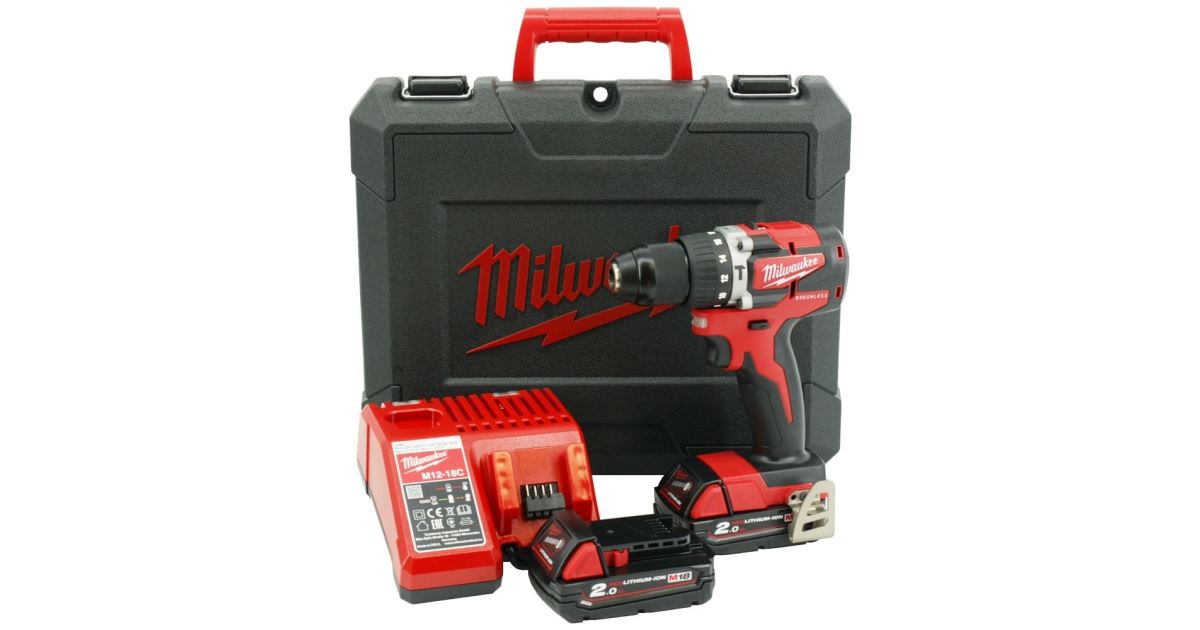 Atornillador de impacto inalámbrico MILWAUKEE M18 CBLPD-202C 4933464320