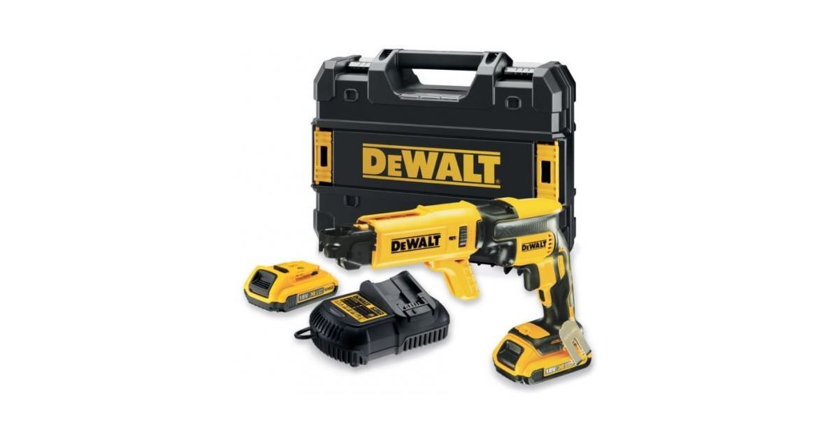 Atornillador inalámbrico para paneles de yeso DeWALT DCF620P2K