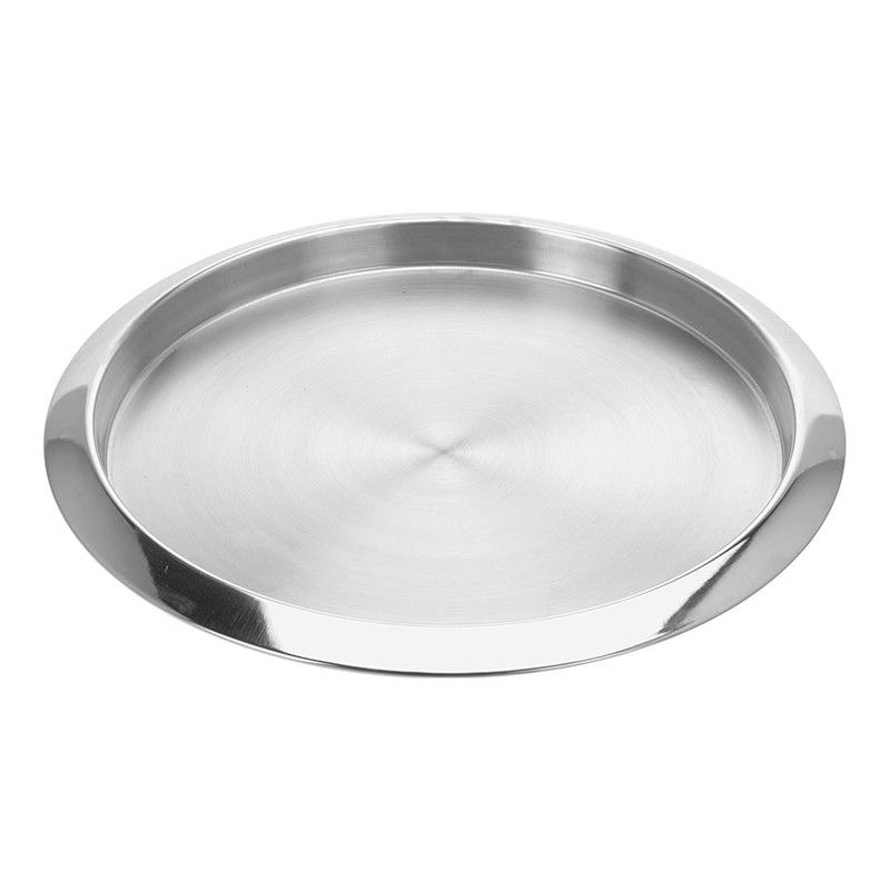 Bandeja Redonda Acero Inox. 35 Cm. 555Y109