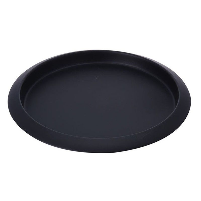 Bandeja Redonda Metal. Negra 35 Cm. 555Y217