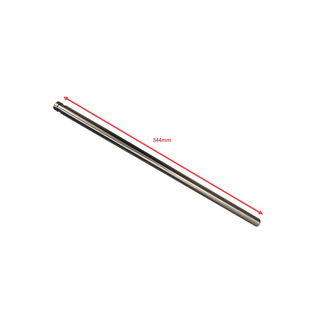 Barra deslizante L344mm Ø14mm Ø12mm