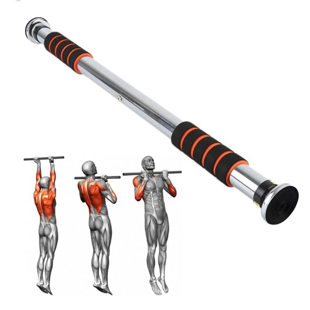 Barra Dominadas Ajustable Acero 80-130 Cm