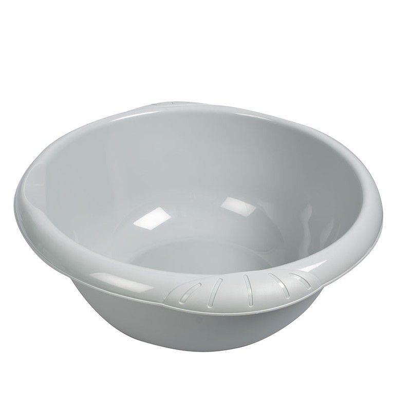 Barreño Redondo 42Cm. Gris Claro Habitex 282Y1021 Habitex_2018