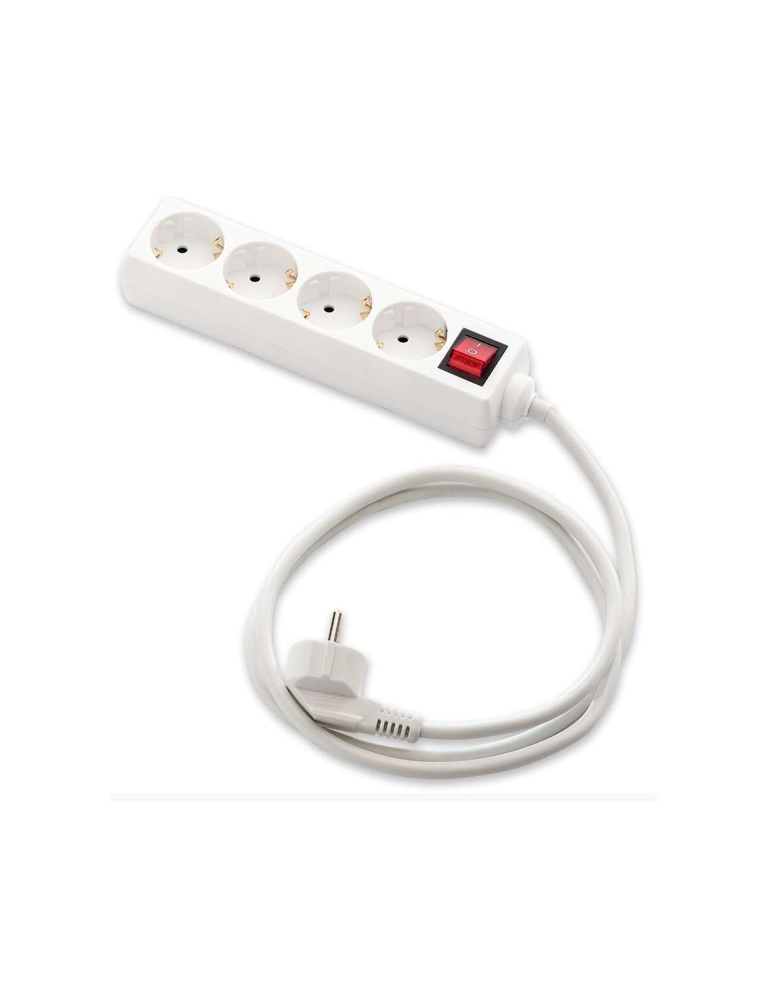 Base 4 Tomas C/Interruptor 3m 9/804 FAMATEL